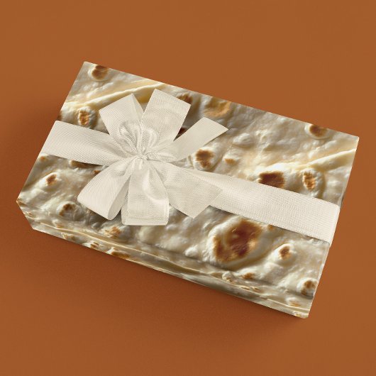 Realistische meeltortilla cadeaupapier