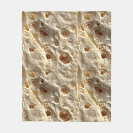 Realistische meeltortilla fleece deken (Voorkant)
