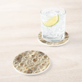 Realistische meeltortilla zandsteen onderzetter (Zijkant)