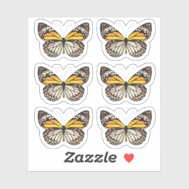 Realistische Monarch Vlinder Scrapbook stickers se