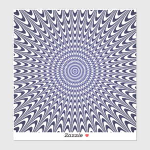 Realistische optische illusie sticker