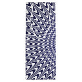 Realistische optische illusie wijn cadeautas (Achterkant)