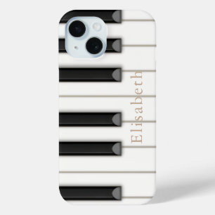 Realistische Piano Keys Custom Musician's iPhone 15 Case