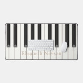 Realistische Piano Keys muziek Bureaumat (Keyboard & Muis)