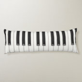 Realistische Piano Keys  muziek Lichaamskussen (Achterkant)