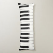 Realistische Piano Keys  muziek Lichaamskussen (Achterkant (Verticaal))