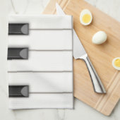 Realistische Piano Keys muziek Theedoek (Quarter Fold)