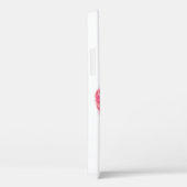 Realistische roze lippen, geïsoleerde kus Case-Mate iPhone case (Achterkant / Rechts)