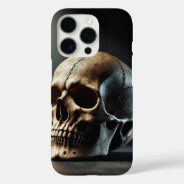 Realistische schedel iPhone 16 pro hoesje
