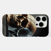 Realistische schedel Case-Mate iPhone case (Achterkant (horizontaal))
