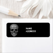 Realistische schedel etiket (Insitu)