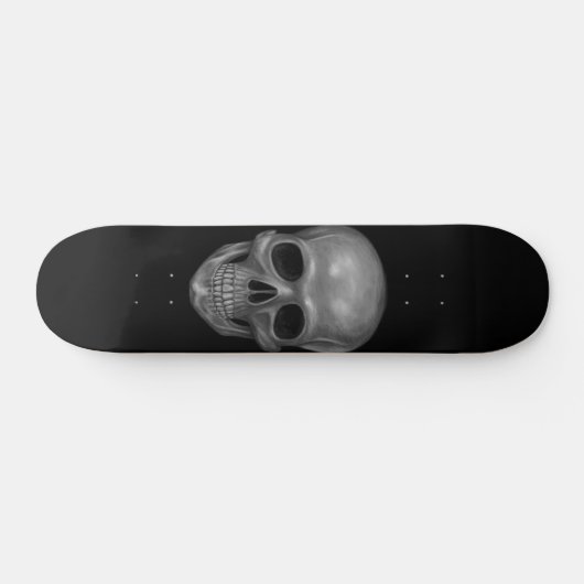 Realistische schedel persoonlijk skateboard (Horizontaal)