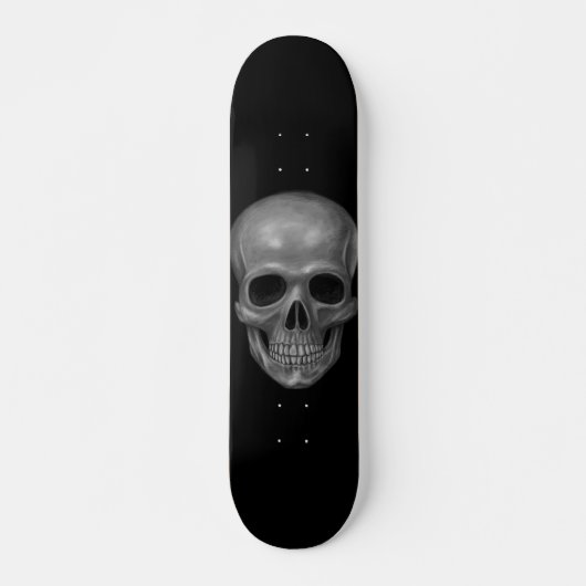 Realistische schedel persoonlijk skateboard (Voorkant)