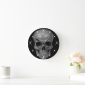 Realistische schedel ronde klok (Huis)