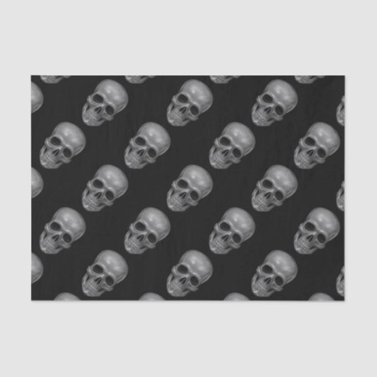 Realistische schedel tissuepapier (Voorkant)