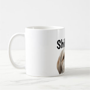 Realistische Shih Tzu Full Wrap 11oz Mok PNG Op