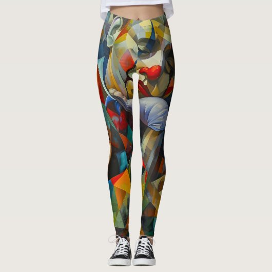 realistische tekening leggings (Voorkant)