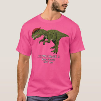 Realistische tekening van Dilophosaurus T-shirt