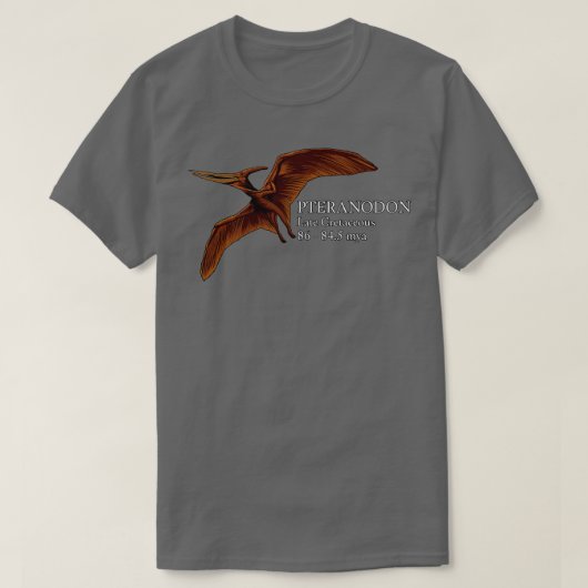 Realistische tekening van het Pteranodon T-shirt (Design voorkant)