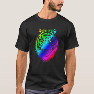 Realistische Tiger Head Skin Paw 31 T-shirt