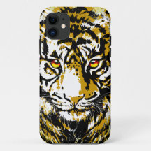 Realistische Tiger iPhone Case - Tiger Head Tekeni