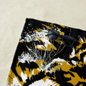 Realistische tijger - kool tijgerhoofdband naar strandlaken (In situ)