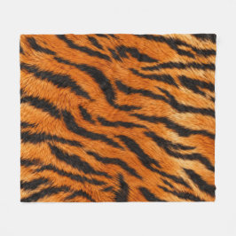 Realistische Tijgerhuid Dierprint Dekbedhoes Fleece Deken
