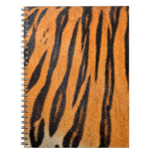 Realistische tijgerhuid textuur. notitieboek