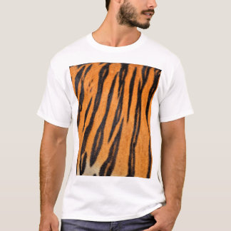 Realistische tijgerhuid textuur. t-shirt