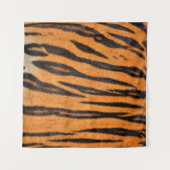 Realistische tijgerhuid textuur. wandkleed (Voorkant (horizontaal))