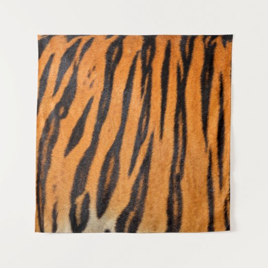 Realistische tijgerhuid textuur. wandkleed (Voorkant)