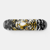 Realistische tijgerskateboard - Tiger Head Tekenin Persoonlijk Skateboard (Horizontaal)