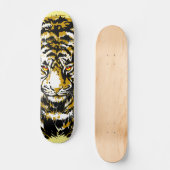 Realistische tijgerskateboard - Tiger Head Tekenin Persoonlijk Skateboard (Voorkant)