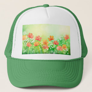 Realistische vervaagde lente achtergrond-52374 trucker pet
