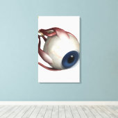 Realistische weergave van de oogspieren canvas afdruk (Insitu (Houten vloer))