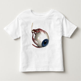 Realistische weergave van de spieren van het oog kinder shirts