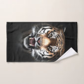 Realistische Wilde Kunst in Tiger Bad Handdoek (Handdoek)