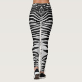 Realistische zebra leggings (Achterkant)