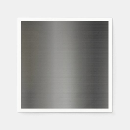 realistische zilvermetalen textuur servet (Voorkant)