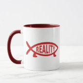 Realiteit Darwin Fish-Mokken Mok (Links)