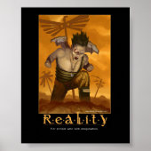Realiteit inspirerend poster (Voorkant)