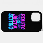 Realiteit Is Gewoon Een Instelling Cyberpunk Stori iPhone Hoesje (Achterkant horizontaal)