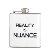 Realiteit is nuance heupfles (Voorkant)
