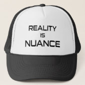Realiteit is nuance trucker pet (Voorkant)