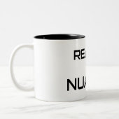 Realiteit is nuance tweekleurige koffiemok (Links)