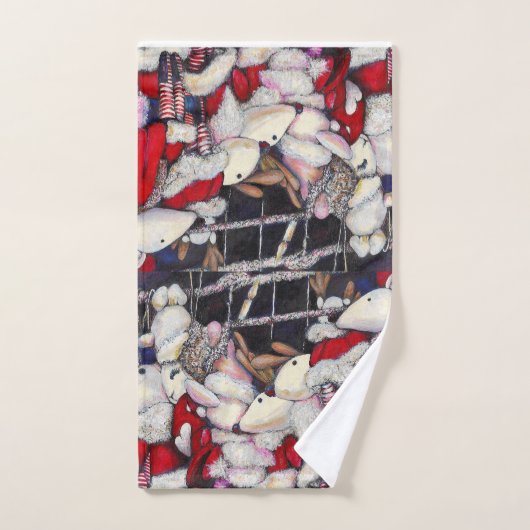 Realiteit op vakantie bad handdoek (Handdoek)