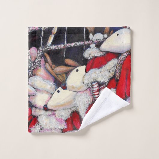 Realiteit op vakantie bad handdoek (Wasdoekje)