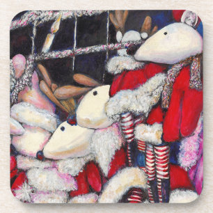 Realiteit op vakantie bier onderzetter