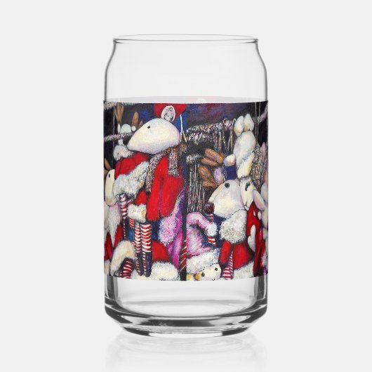 Realiteit op vakantie blikvorm glas (Links)