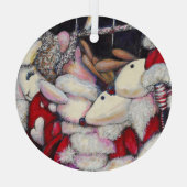 Realiteit op vakantie glas ornament (Achterkant)